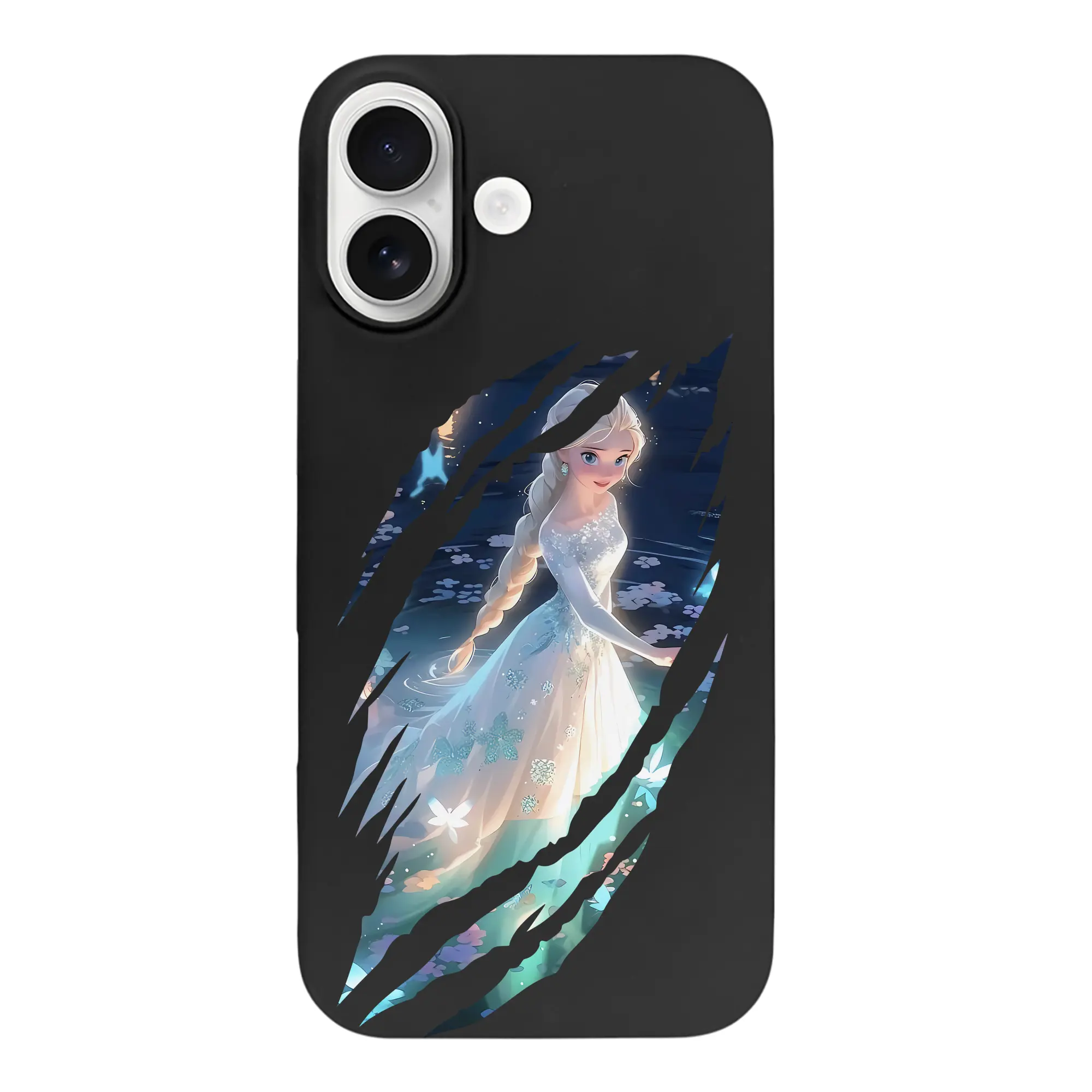 アナと雪の女王(Frozen) グッズ エルサ(Elsa) - iPhone 17 シリーズ シリコンケース 薄型 耐衝撃 指紋防止 ソフトタッチカバー 精密フィット 傷防止 保護ケース iPhone 17/17 Air/17 Pro/17 Pro Max 対応